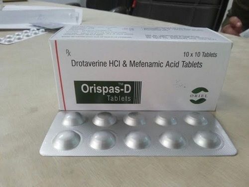 Orispas d Drotaverine Hcl And Mefenamic Acid Tablets 10x10