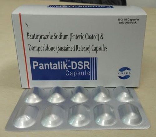 Pantalik-dsr Pantoprazole Sodium And Domperidone Capsules, 10x10 Alu Alu Pack