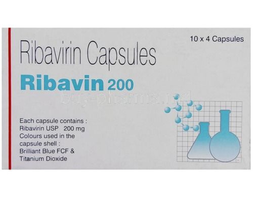 Ribavirin Capsules 200 Mg, 10x4 Tablet 