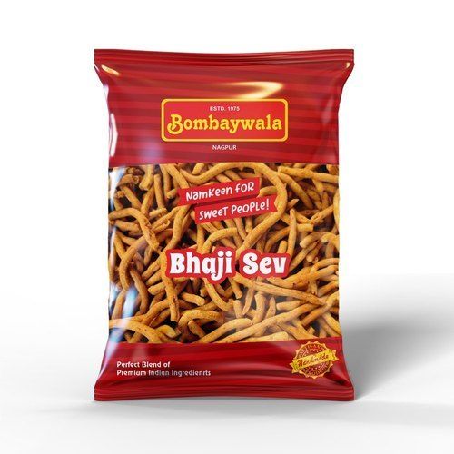 Tasty, Crunchy, Salty And Spicy Bombaywala Besan Sev Namkeen With No Preservatives Fat: 8 Grams (G)