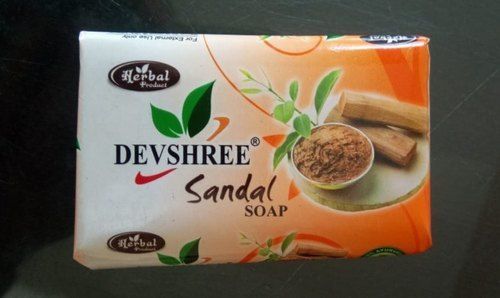 Green 100% Herbal Devshree Sandal Bath Soap For Instantly Soft Skin And Lasting Nourishment Cleanser