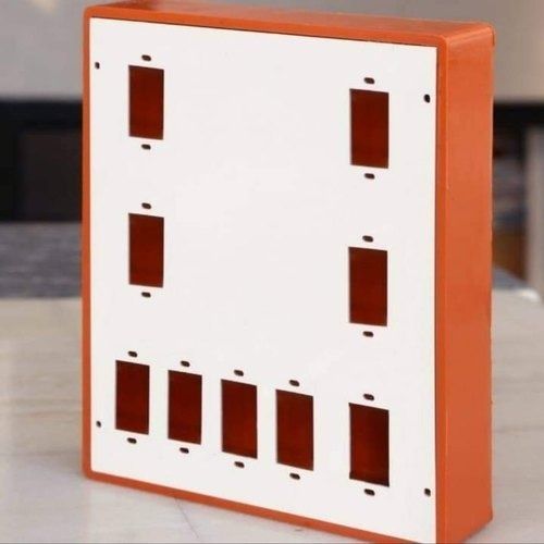 White & Brown 16 And 6 Amp Wood Finish Pvc Electric Switch Board, For Residential, Commercial