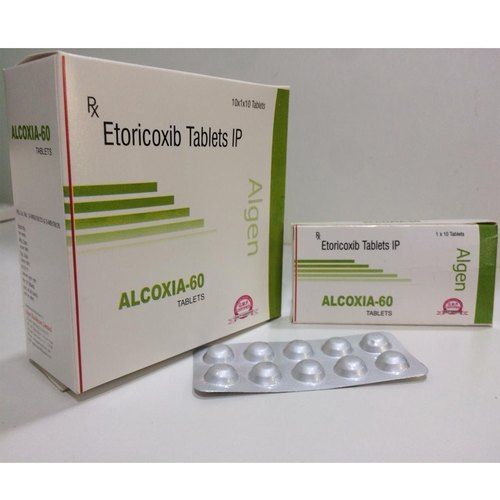 ALCOXIA 60 Etoricoxib Tablets 60 Mg, Packaging 10X1X10 Tablets
