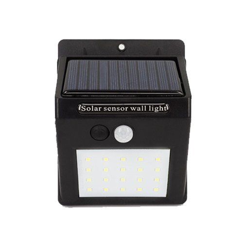 Black Color, 4 Watt Solar Motion Sensor Led Light With Crystal Clear Clarity Cable Length: 90 Inch (In)