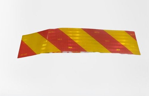 Glossy Finish 3M Yellow And Red Self Adhesive Radium Tape For Traffic Sign