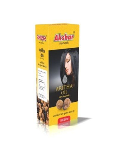 Green Ladies Akshar 100% Ayurvedic Aritha Hair Oil For Hair Fall Control, 1000Ml Bottle