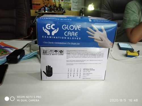 Latex Full Finger Type Surgical Gloves For All Types Of Skin