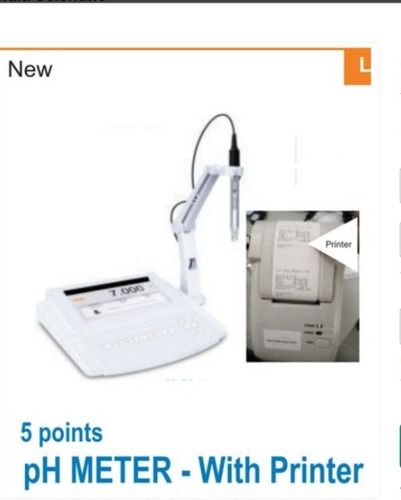 LMPH-15 Microcontroller Based Ph Meter With Printer & 1.5 Kg Weight For Laboratory Use