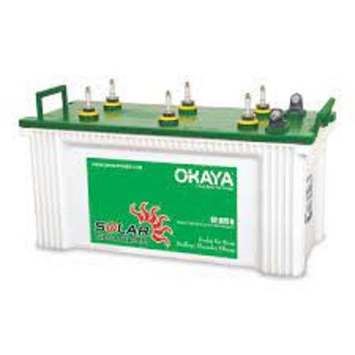 Long Life Span Green And White Solar Inverter Battery For Home And Office Cable Length: 24 Inch (In)