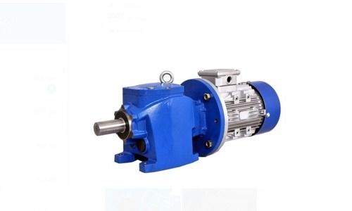 Blue Low Power Consumption Foot Mounted Horizontal Gear Motor, 230 V For Industrial Use