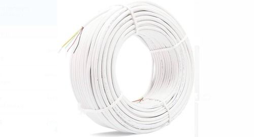 90 Meter Long White Color Cctv Wire Cable For Camera Connection Cable Capacity: 200 Watt (W)