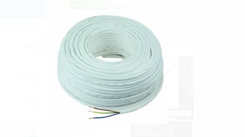 Best Price Shock Proof 90 Meter White Color 2 Core Flat PVC Cable