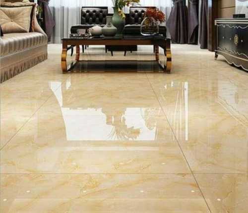 Floor Tiles In Gold-yellow Color And Square Shape, Thickness 5-10 Mm