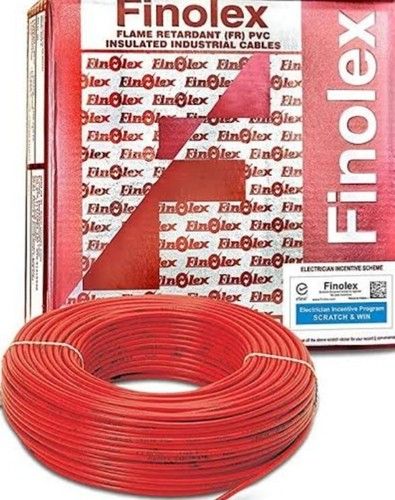 Heat Resistance 2.5 Sqmm Single Core Low Smoke Red Pvc Electric Wire (90 M) Cable Capacity: 103 Volt (V)