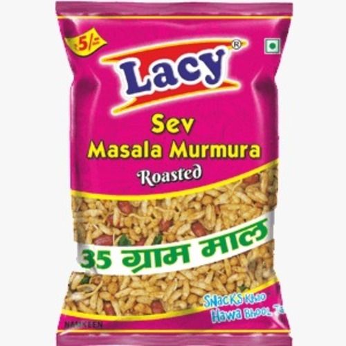 Lacy Sev Masala Murmura Rosted For Snacks, Pack Of 35 G, Easy To Digest, Good In Taste 