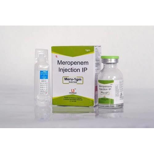 Liquid Meropenem Injection Ip 1Mg For Treat Contaminations Brought About By Microorganisms