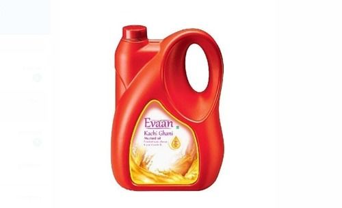 Pure And Natural Evaan Kachi Ghani Mustard Oil For Cooking 5 Liter