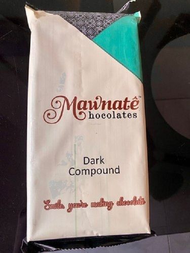 Sweet And Delicious Healthy Mawnate Dark Compound White Chocolate Slab 