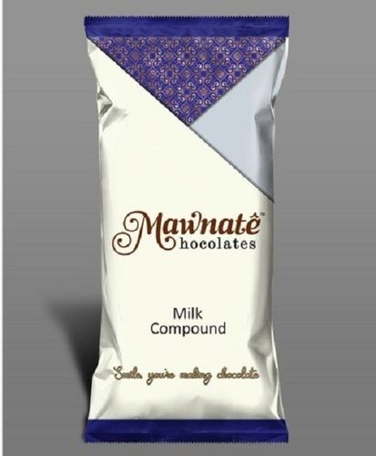 Sweet And Delicious Healthy Mawnate Milk Compound White Chocolate Slab Pack Size: Packet