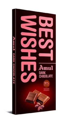 Sweet And Delicious Nutrition Enriched Healthy Amul Dark Chocolate Slab Additional Ingredient: Milk