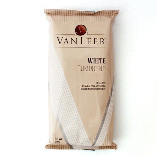 Sweet And Delicious Nutrition Enriched Vanleer White Compound Chocolate Slab 