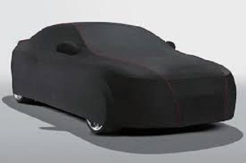 Cotton And Polyester Black Colour Car Body Cover, With Coated Fabric, Super Soft, Water Resistant Fabric