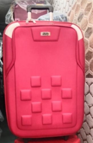 Comfortable And Non Breakable Pink Color Suitcase Set With Lock For Traveling