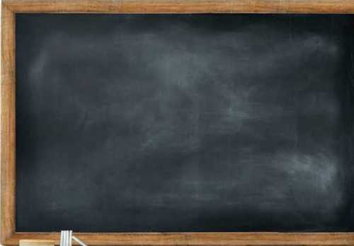 Black Laminate Blackboard For School Usage, Rectangular Shape And Aluminium Frame