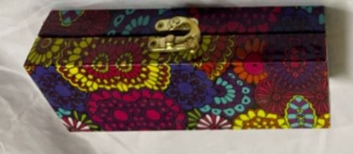 Multicolour Printed Designer Microfiber Rectangular Clutch Bags For Ladies