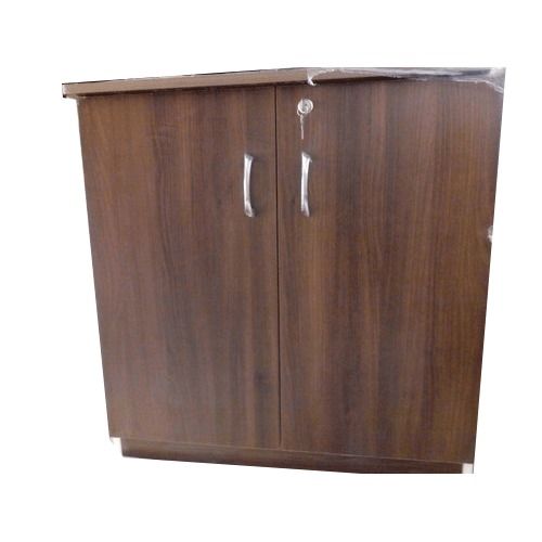 Very Spacious Wooden Cabinet With Anti Termite Properties And Silver Color Handle