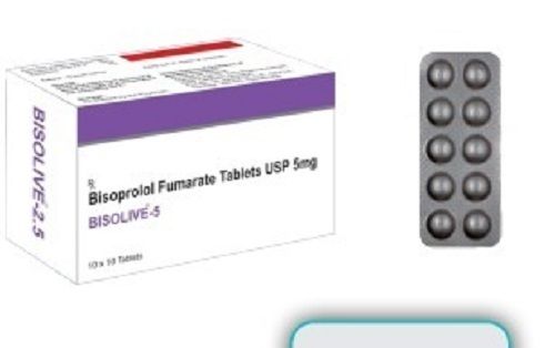 Solid Bisoprolol Fumarate Tablets Usp 5 Mg