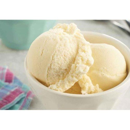 White Healthy And Delicious Impurity Free Natural Vanilla Ice Cream