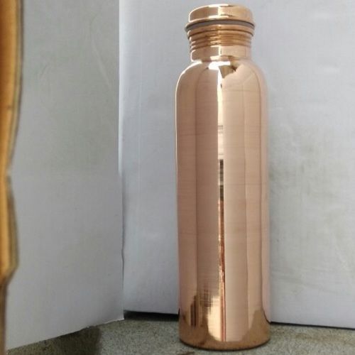 Light Weight And Handy To Carry Copper Joint Less Bottle For Drinking Water Capacity: 750,Ml Capacity: 1 Kg/Day