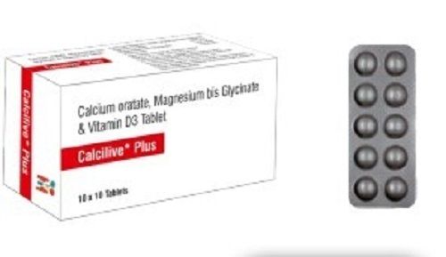 Magnesium Bis Ghycinate And Vitamin D3 Tablets, (10x10)
