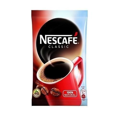  Nescafe Classic 100% शुद्ध इंस्टेंट कॉफ़ी 50 ग्राम पाउच 6 महीने की शेल्फ लाइफ के साथ 
