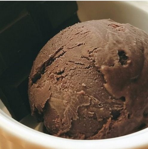 Brown Rich Taste Premium Grade Easy To Digest Dark Chocolate Ice Cream