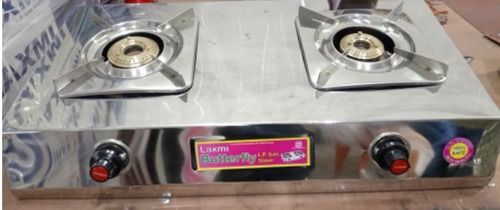 Stainless Steel And Silver Color Butterfly Lpg Gas Stove For Cooking