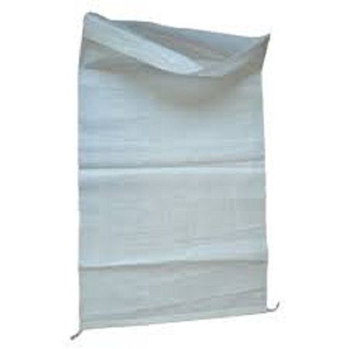 White Flexible And High Breaking Strength Plain Pp Woven Packing Bag Load Capacity: 10 Short Ton