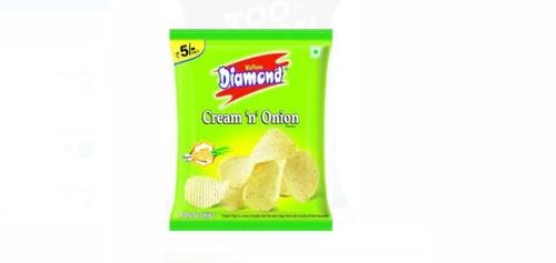 15 Gram Yellow Diamond Cream And Onion Flavor Chips With Rich Taste Shelf Life: 6 Months