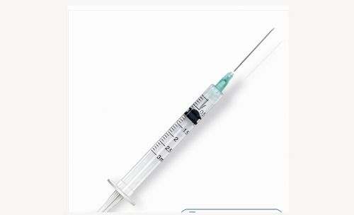 3Ml Disposable Plastic Syringe With 65 Gram Weight For Hospital And Medical Use Size: 2.5 Inch