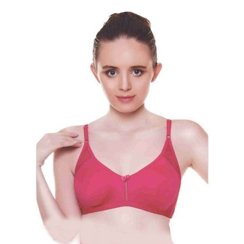 Dezire Red Adjustable And Transparent Strap Soft And Comfortable Plain Padded  Cotton Bra For Ladies Size: 36 at Best Price in Raigarh