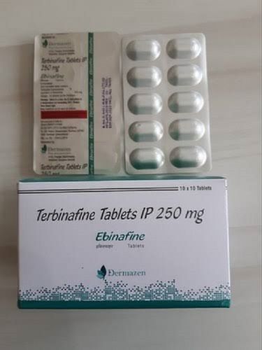 Ebinafine Terbinafine Tablets Ip 250 Mg,10x10 Blister Pack