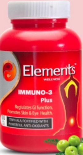 Herbal Supplements Elements Immuno 3 Plus 60 Capsule For Immunity Booster 