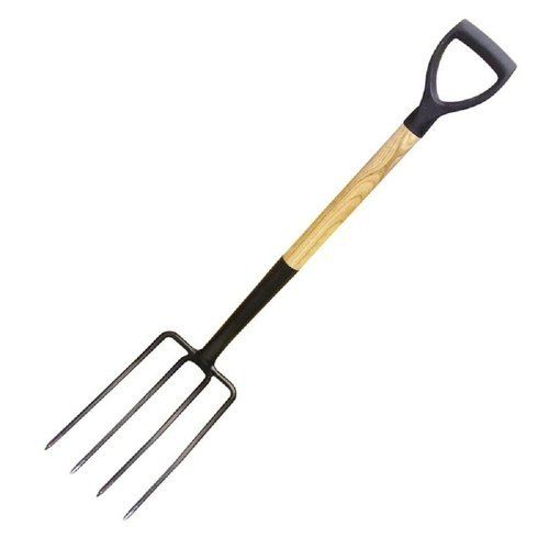 Heavy-Duty Mild Steel Wooden Handel 4-Teeth Digging Fork For Agriculture Dimension(L*W*H): 2