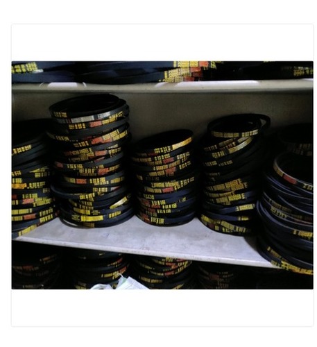 Wet Grinder And Compressor V Type Belt - Rubber Material, 12 Inch Length, 1 Inch Diameter | Durable Black Design, Slip-Resistant Performance