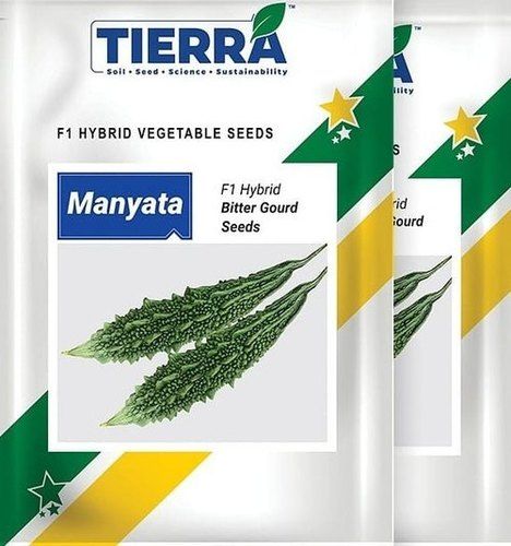 Hybrid Manyata Bitter Gourd Seeds Pack Of 50g For Agriculture Uses