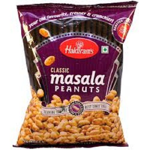 Natural Salty Taste Crispy Crunchy Haldiram Classic Masala Peanut Namkeen Fat: 13.6 Percentage ( % )