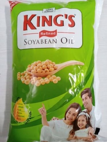 Rich Natural Healthy Taste Kings Refined Soyabean Oil for Cooking, 1 Litre