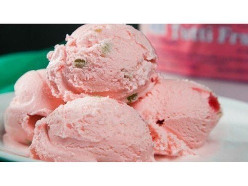 Rich Taste Strawberry Flavour Pink Color Tutti Frutti Ice Cream
