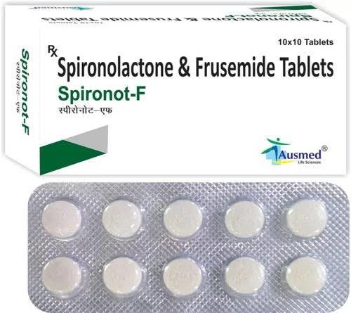 Spironot-F Spironolactone And Frusemide Tablets, 10X10 Blister Pack General Medicines